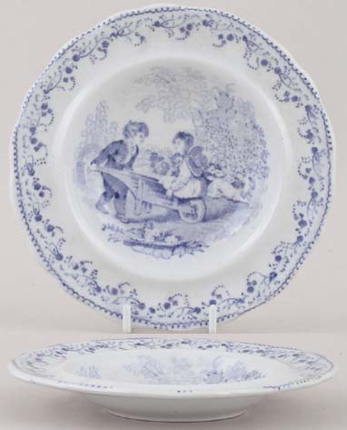 Toy Soup Plate c1845
